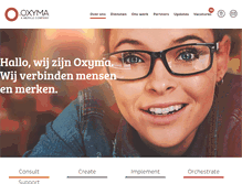 Tablet Screenshot of oxyma.nl